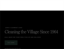 Tablet Screenshot of jerriscleaners.com